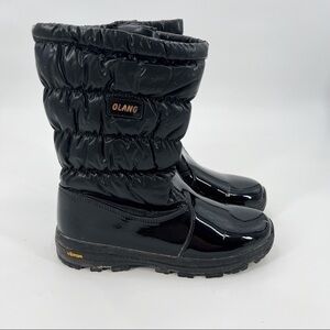 OLANG black winter snow boots size 10.5